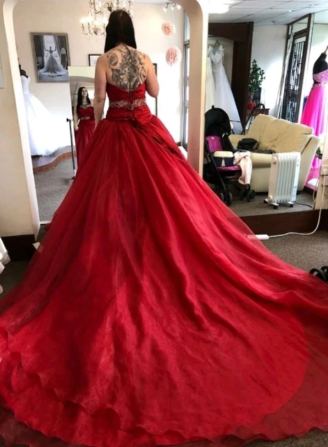 red and white alfred angelo wedding dress Alfred Angelo debuts bridal collection inspired by Disney princesses