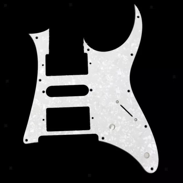White Pearl Guitar Pickguard For  RG550 or Jem RG Replacement 3 Ply