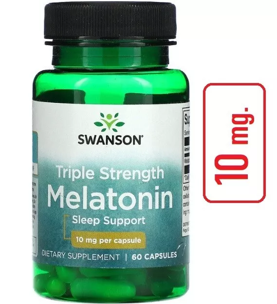 MELATONI 10mg 60 cps DORMIR MAS Y MEJOR  Envío 24h