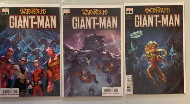 War of the Realms Giant Man 1-3 Complete Comic Lot Run Set Marvel