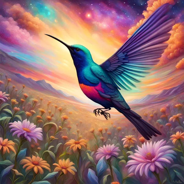 Digital Image Picture Photo Wallpaper Background Desktop Art AI Pic Magical Bird