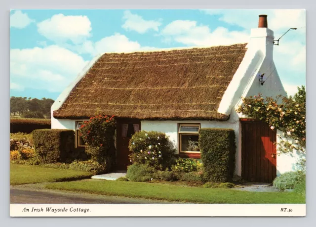 Postcard (S3) Ireland An Irish wayside Cottage