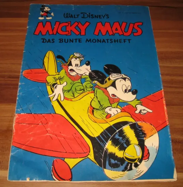 Micky Maus Nr 1 Sep. 1951 Retro Vintage Comic Heft 1. Reprint Nachdruck 1985 Z2-