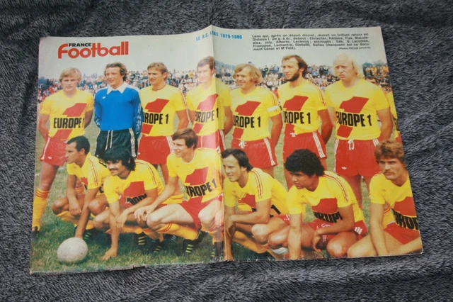 Poste Ou Affiche RC LENS - Saison 1980/81 - Page Originale Vintage