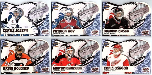 2000-01 MCDONALD'S GLOVE SIDE NET FUSIONS COMPLETE 6 Hockey CARD Insert Set BV
