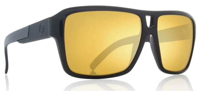 NEW Dragon The Jam Sunglasses-Black Gold-Gold Ionized Lens
