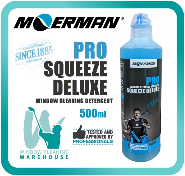 MOERMAN PRO Squeeze Deluxe 500ml Window Cleaning Soap Detergent Blue