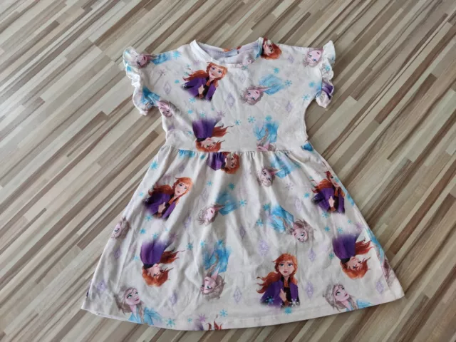 Kinderkleid,Sommerkleid,Sommer,Kleid,Kinder, Mädchen, Größe 122, Disney, FROZEN