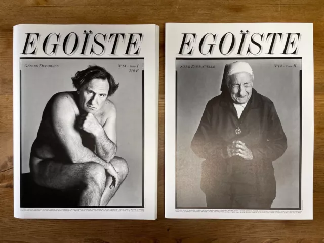 Revue Egoïste N° 14 - Gérard Depardieu Soeur Emmanuelle - 2000 - Avedon - Neuf