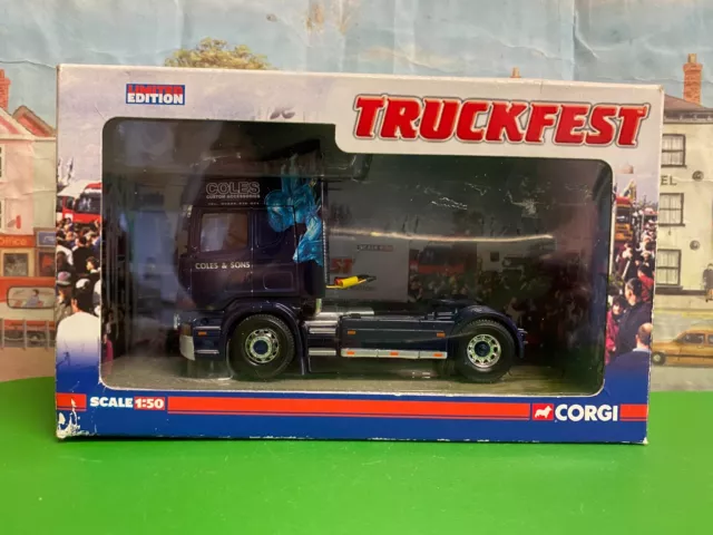 Corgi TRUCKFEST 1:50 scale Scania R Series Topline die cast model Cab CC13714