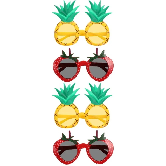 4 pz occhiali da sole da spiaggia festa occhiali da sole natalizi occhiali da sole costume