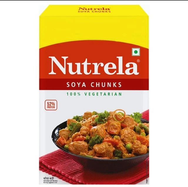 Nutrela Soya - Chunks  200g High Protein - 100% VEGETARIAN Fresh Stock | F/S