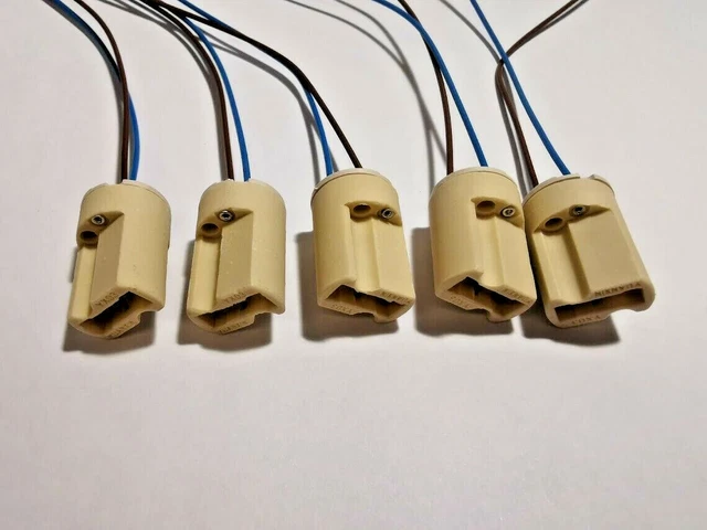 Keramik Lampe Fassung Für H4 Sockel P43t – Reparatur-Stecker, Hitzebeständig, 12/24V, Auch Für LED Geeignet