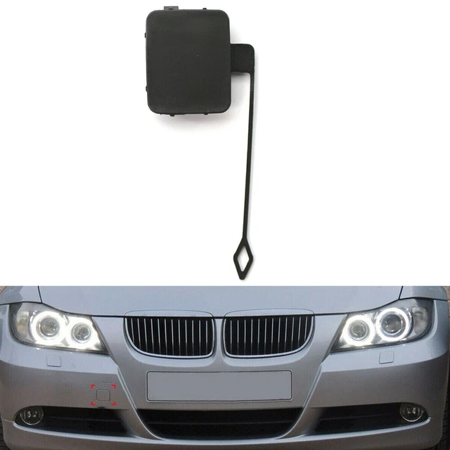 Front Bumper Tow Hook Cap Cover For BMW Pre-LCI 04-07 E60 E61 5 Series X3 03-10 Tow Eye Cap
