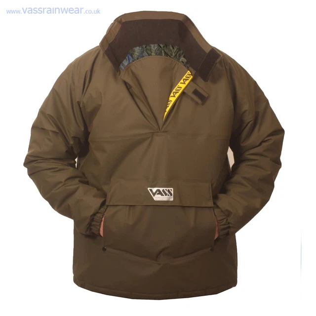 VASS Tex Khaki Smock Waterproof 175 Smock *All Sizes* NEW Carp Fishing