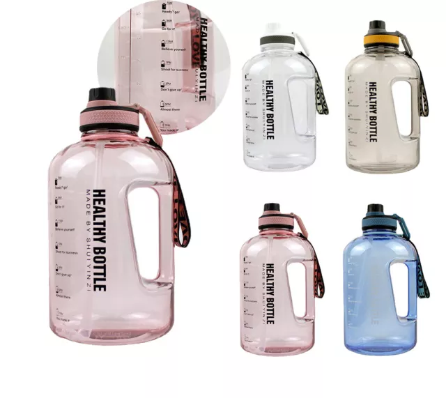 Gym Trinkflasche 2.2 Liter Wasser Bottle XXL Sportflasche Wasserflasche  Training