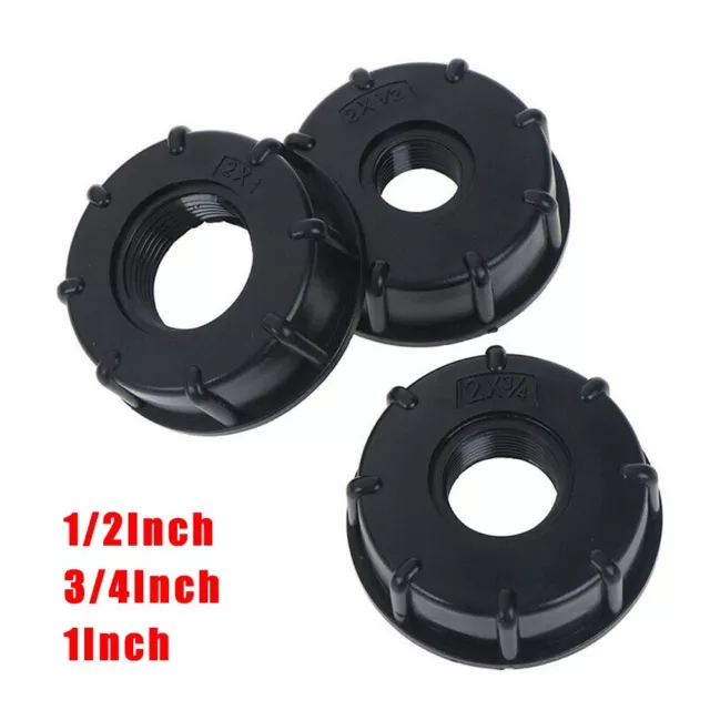Reliable Black 1 IBC Tank Connector for Convenient Thread Adapter Replacement