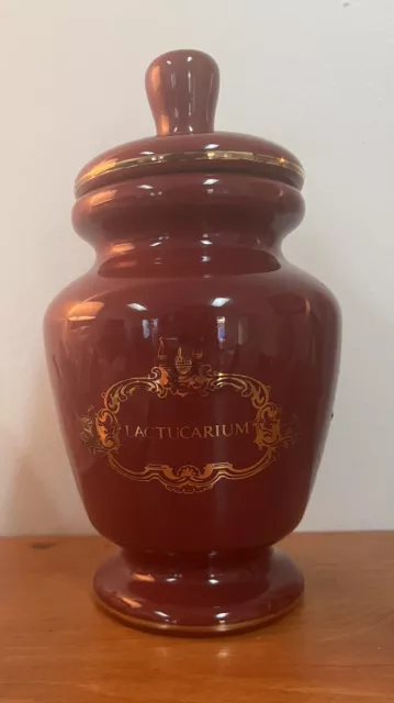 VINTAGE Eli Lilly APOTHECARY JAR - Witch Naturopathy -Herbs Stash Jar