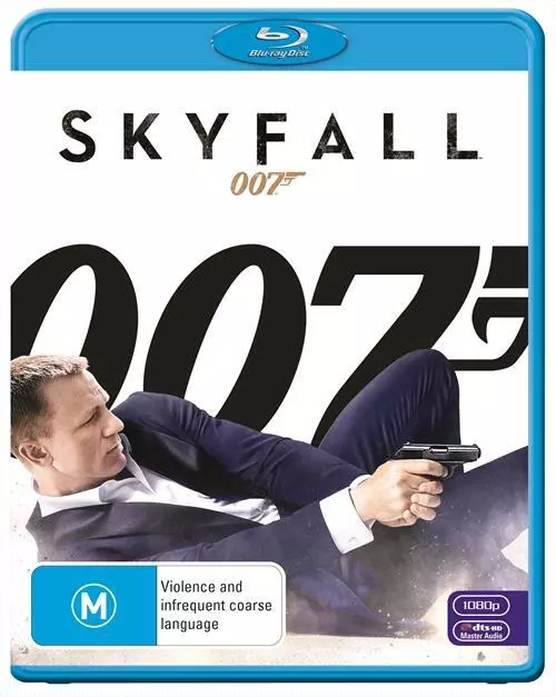 Skyfall Sky Fall James Bond 007 Blu ray RB Daniel Craig