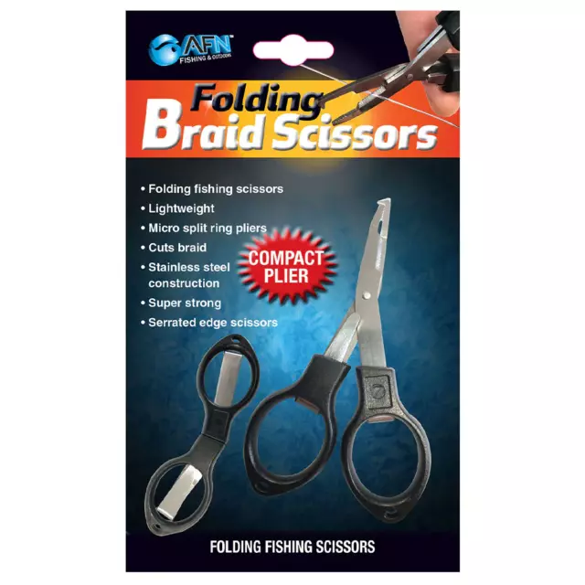 Stainless Steel Anti-Slip Micro Serrated Edges Scissors Heavy Duty Scissors  Braided Line Cutters with Portable