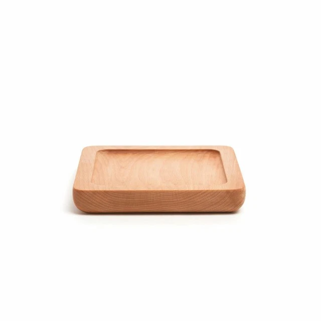 Placa de madera Comas Tradicion Square 16 cm, posavasos, madera de haya