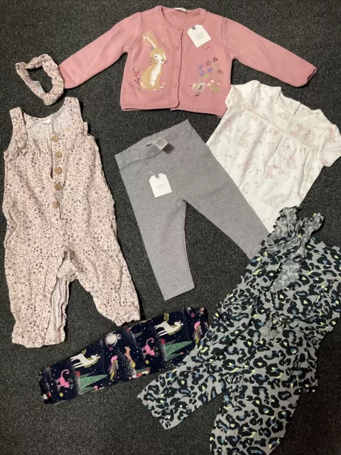 NEXT Baby girl clothes Bundle size 9-12 months Some NEW