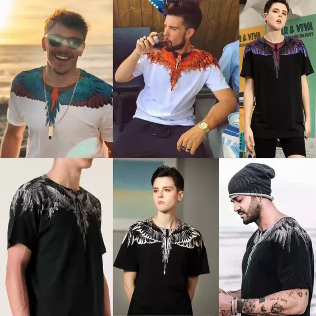 Marcelo Burlon short sleeve T-shirt with wings for couples