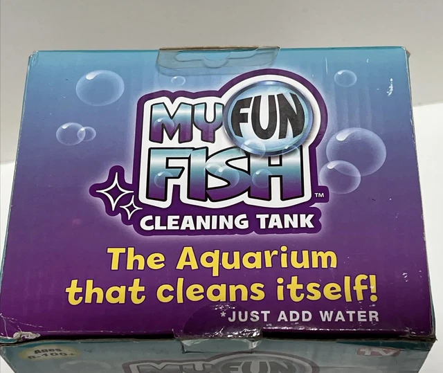 Self Cleaning Fish Tank My Fun Fish Small Desktop Fish Aquarium with LED Light 6