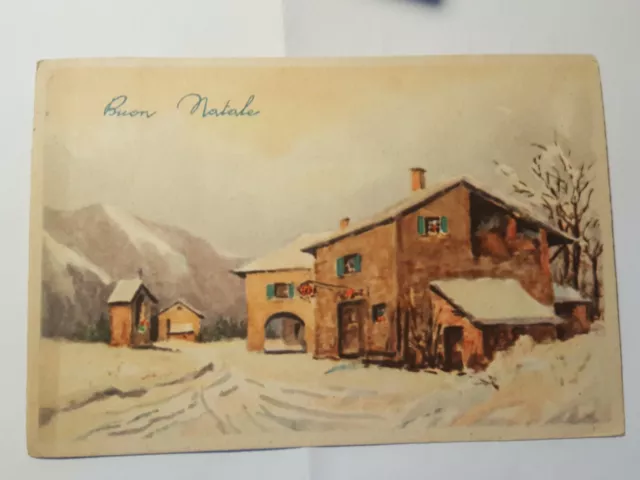 Cartolina Buon Natale 1953 PCEM SP851 ^