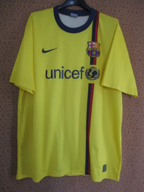 MAILLOT BARCELONE VINTAGE Entrainement Jersey Barcelona Nike jaune