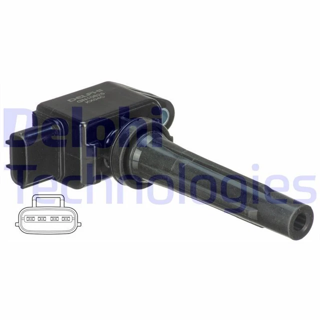 Delphi GN10315-12B1 Bobina Di Accensione - Qualità OE, Compatibile Con Vari Modelli, Garanzia Inclusa - 4