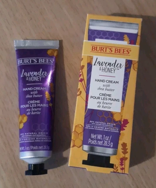 BURT'S BEES LAVENDER and Honey Hand Cream 28g *NEW IN BOX* £0.99