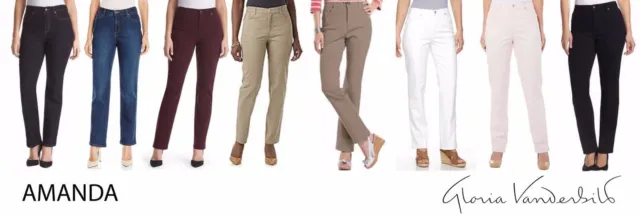 Gloria Vanderbilt  Amanda Tapered Leg High Rise Jeans Variety C9