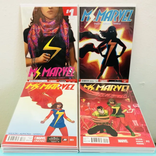 Ms Marvel Vol 3 (2014) #1-19 Complete Set First Printing KAMALA KHAN Disney+ MCU