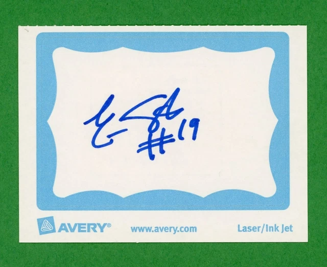 Eric Strobel Miracle On Ice '80 Olympic Hockey Signed 2.4x3.4 Bookplate X1498