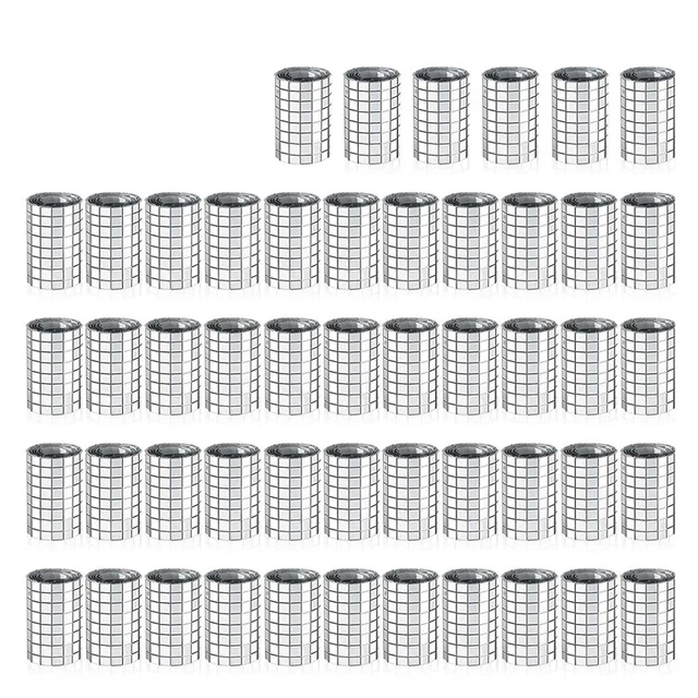 24000 Pcs Mosaic Tiles Square Mosaic Stickers for Craft Decoration I5H1