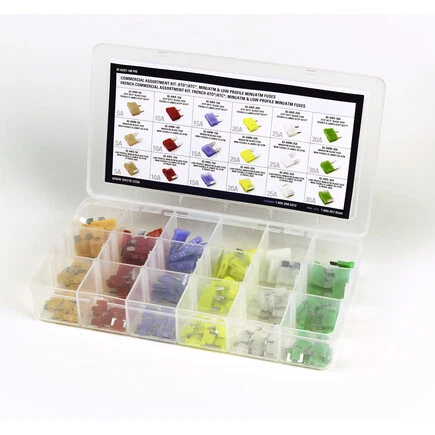 Fuse Assortment Kits - 180 Pack, 32 Volt, 1000A Current Load NO160BK; 82ASST-180