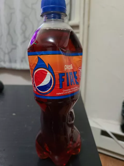 RARE: Pepsi Fire - Bottle (Full/Unopened)