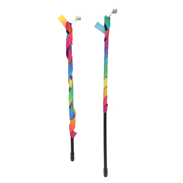 2 Pcs Interactive Cat Toy Accessories Petlinks Cat Toys Kitten Wand Toys