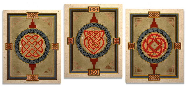 Celtic Knot Art Print Set