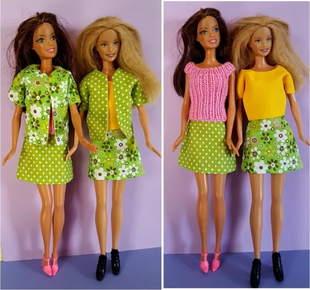Barbie Lot vêtements poupée mannequin fait-main
