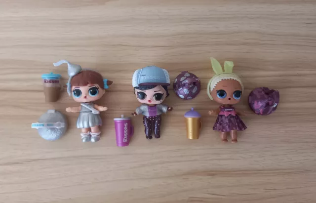 LOL Surprise Loves Mini Sweets Hersheys Kisses Deluxe Pack 3 Dolls w Accessories