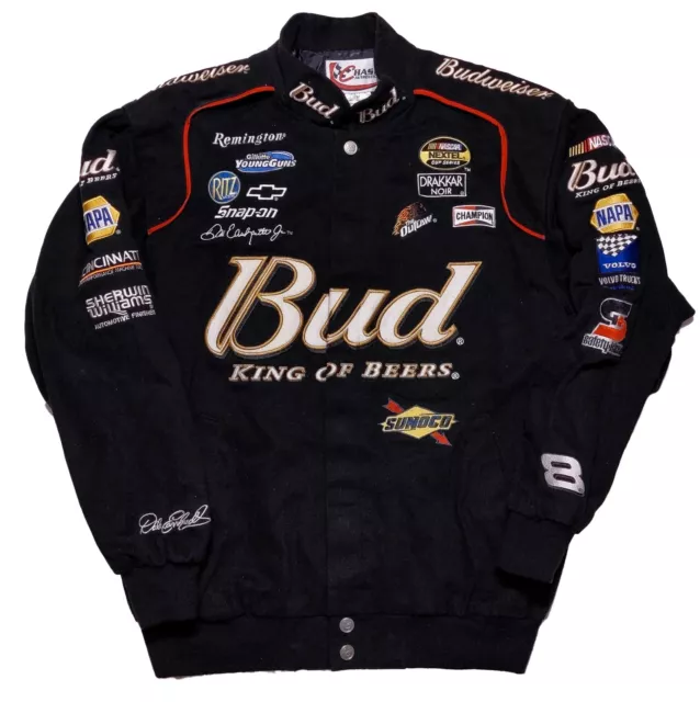 Dale earnhardt jr budweiser jacket chase authentics sale