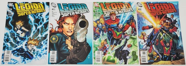 DC Comics' 4 Comic Books (run) Lot feat. Legion of Super-Heroes Vol. #5