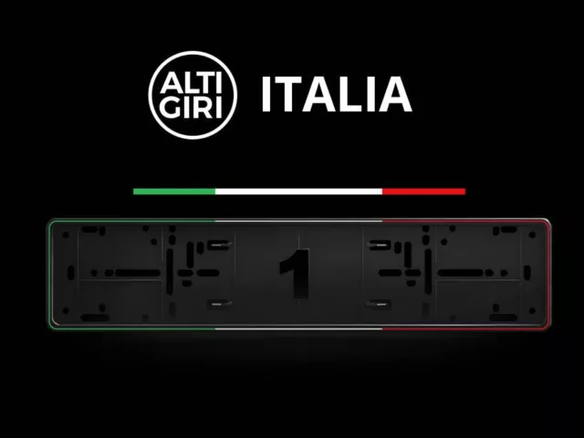 2 x Kennzeichenhalter Nummernschildhalter für Alfa Romeo
