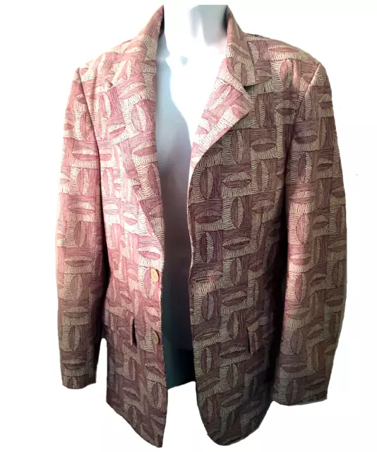 Rare Sandwich Isles Captain Cook VTG 60s Mens Cotton Lined Jacket 38R Hong Kong