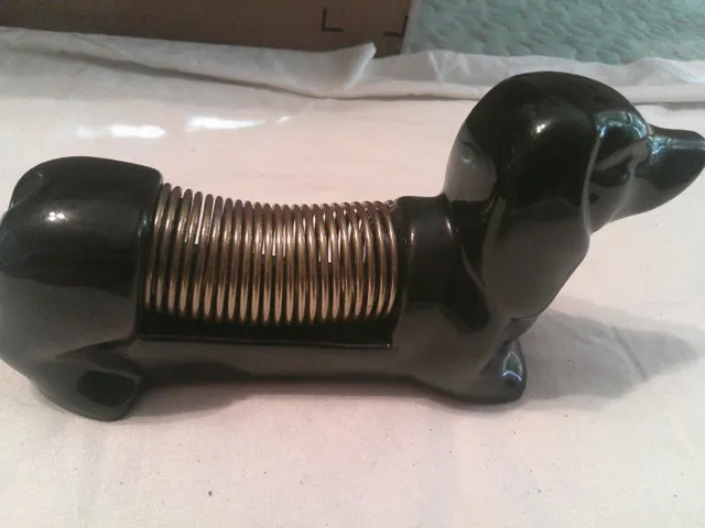 Vintage Weiner Dog Letter Holder by Streamline