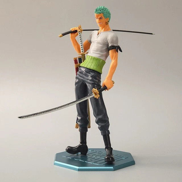 ONE PIECE FIGURINE 21cm Roronoa Zoro Tenue de combat Rouge