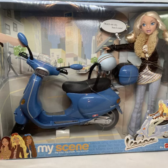 Barbie scooter store set
