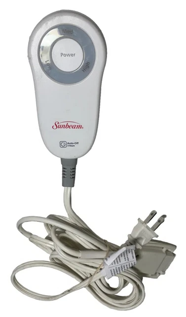 SUNBEAM M85AP M85P M85BP Electric Blanket Control 180W 3-Prong Cord  Replacement $25.48 - PicClick AU